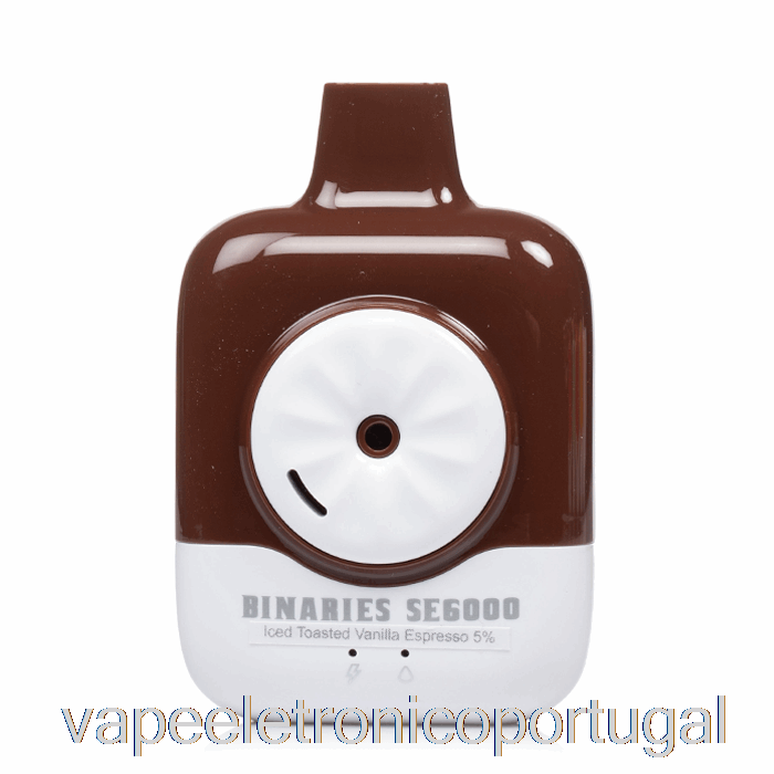 Vape Eletrônico Horizonte Binários Se6000 Descartável Gelado Torrado Baunilha Espresso